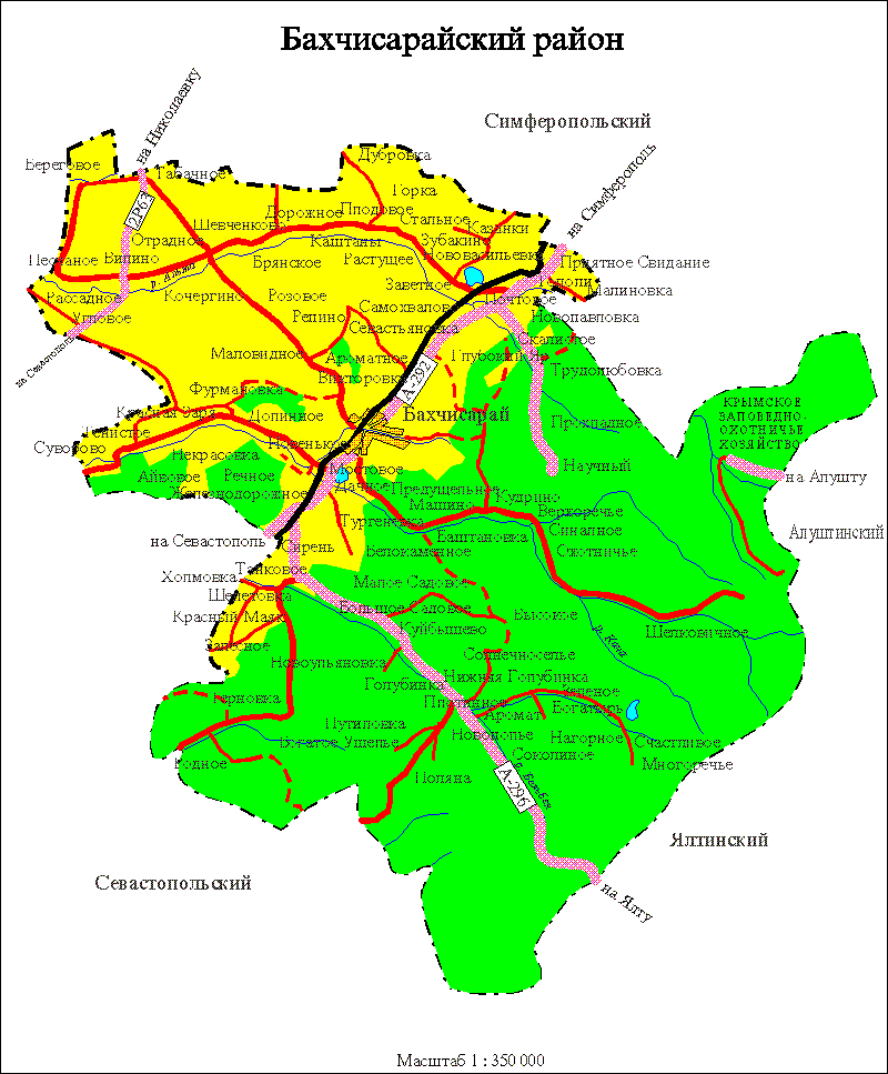 Гидрогеологическая карта крыма